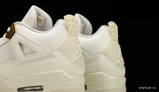 Jordan Gold Metallic AQ9129-170 AQ9129-170 Retro 4 0506
